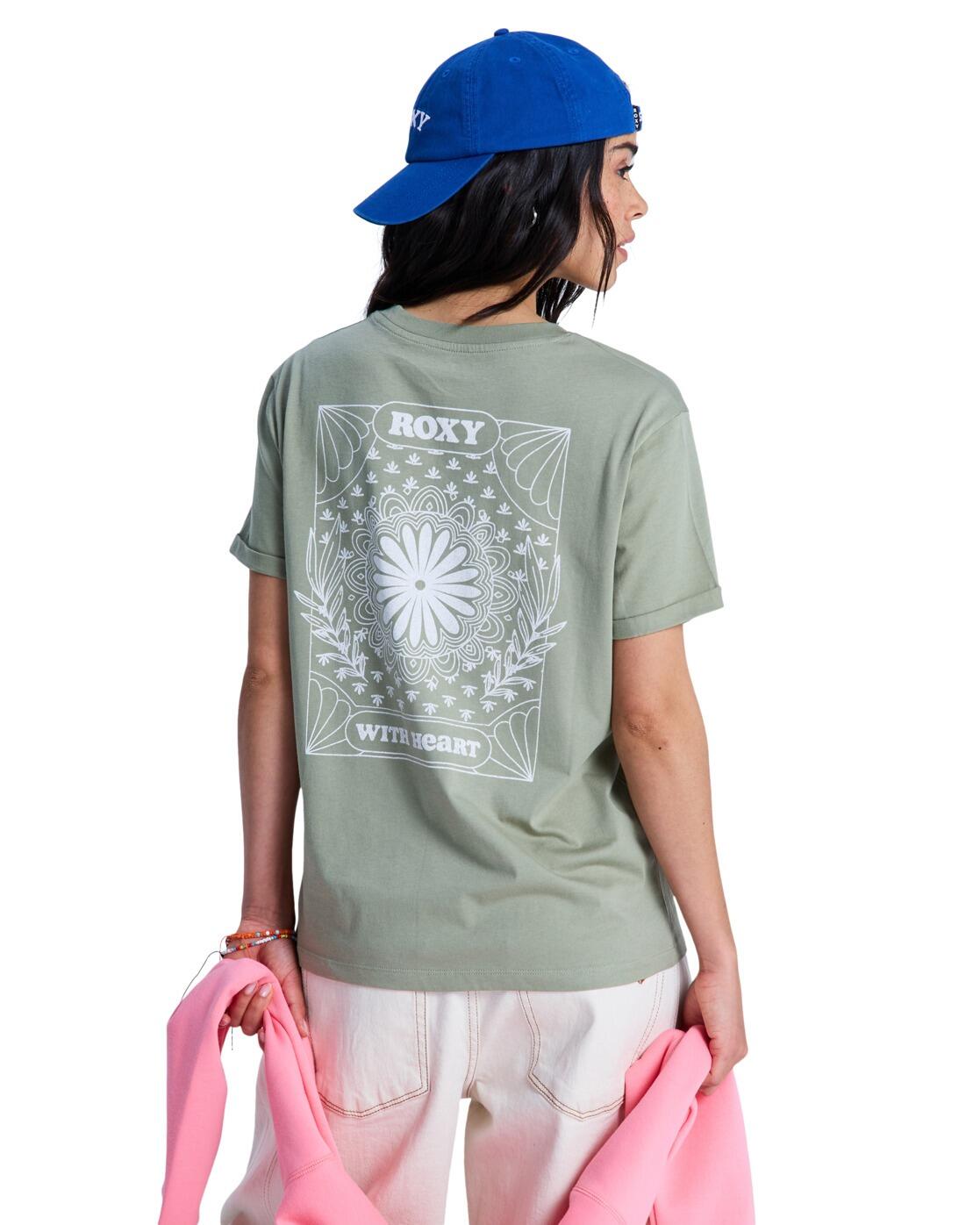 Maglia a maniche corte Roxy modello ERJZT06110-GLD0 per donne 2/5