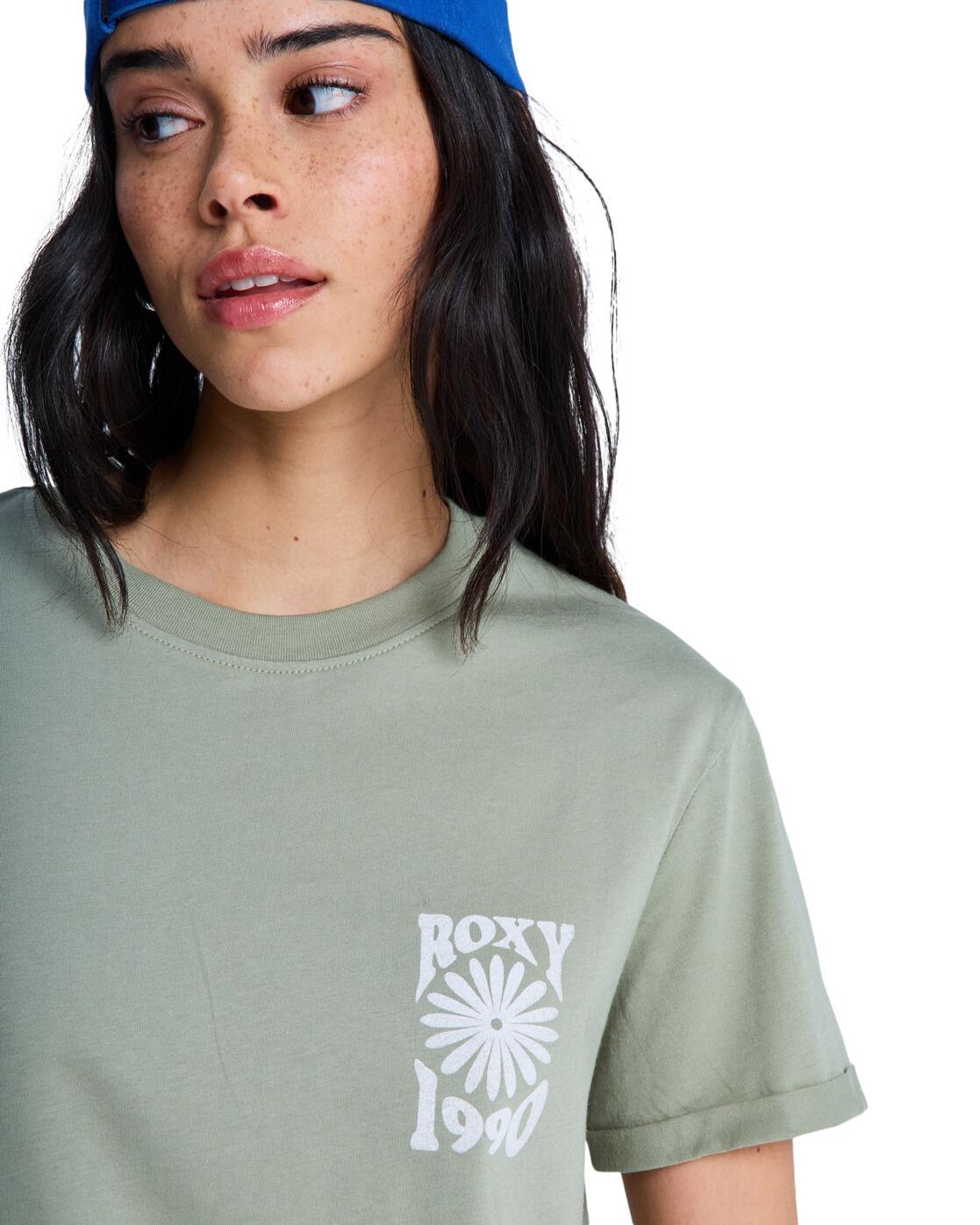 Maglia a maniche corte Roxy modello ERJZT06110-GLD0 per donne 4/5