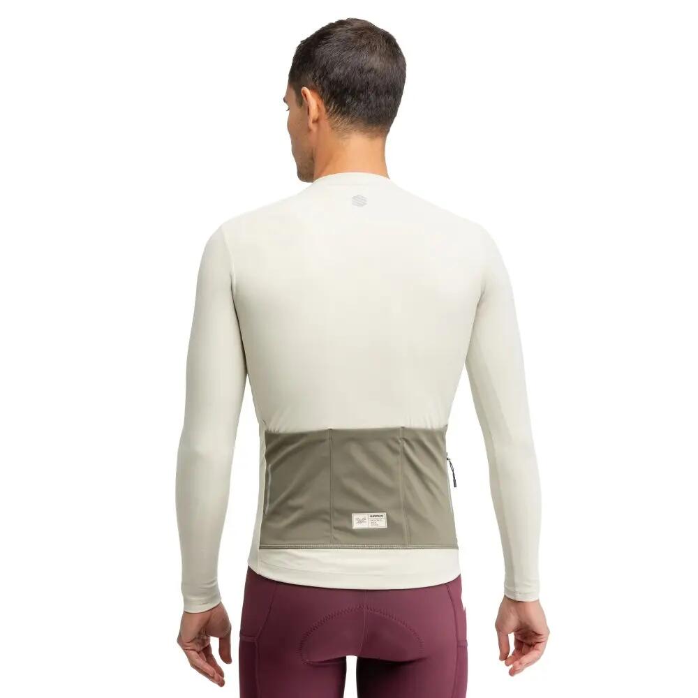 Maillot cyclisme gravel manches longues homme GM6 Rideout Green Vert 2/6