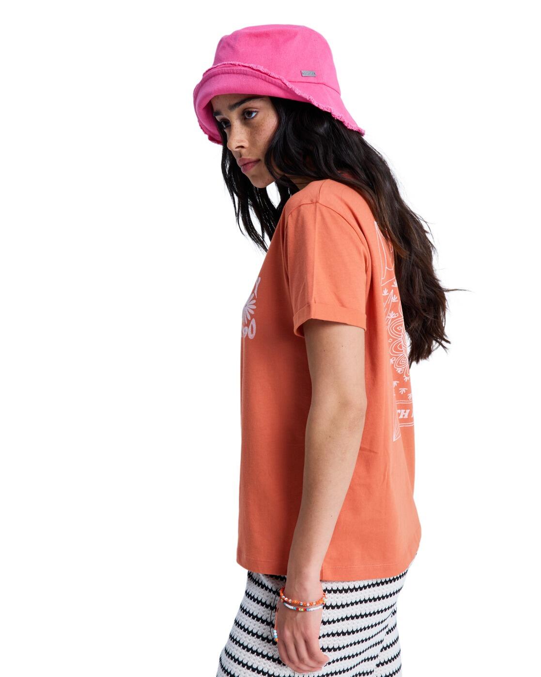 T-Shirt OCEANREGULAR Orange Frauen 3/4