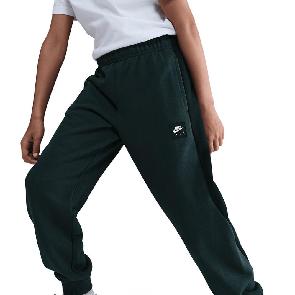Pantalón Casual Niño Nike Air Big Kids`Fleece Joggers HF8811-390 Verde 2/4
