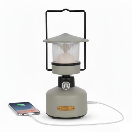 Nomadische oplaadbare LED-lantaarn met powerbank - ZEPHYR