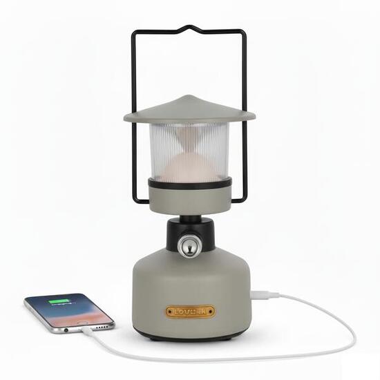 Nomadische oplaadbare LED-lantaarn met powerbank - ZEPHYR