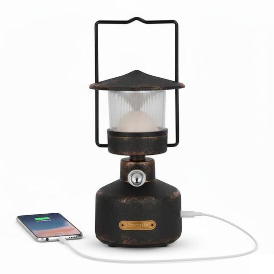 Nomadische oplaadbare LED-lantaarn met powerbank - ZEPHYR
