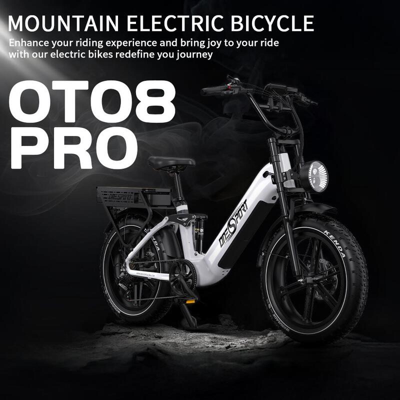 Bicicletă electrică Onesport OT08 Pro 20'' Baterie duală 48V 36AH