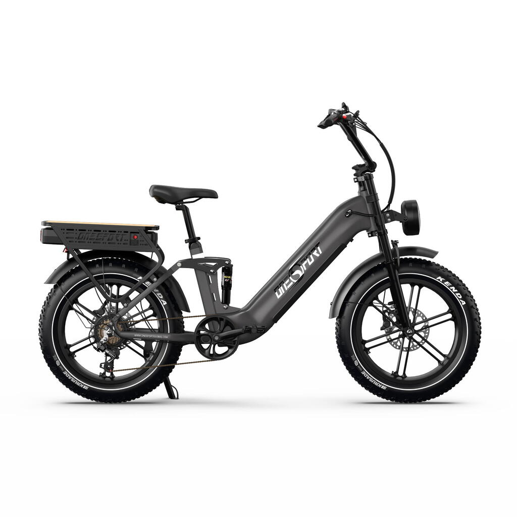 Full Suspension Electric Bike ONESPORT OT08 PRO 48V 18Ah*2 Dual Battery