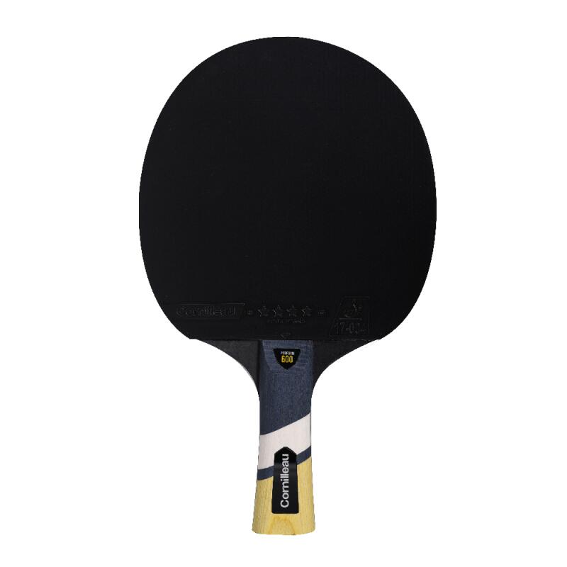 Cornilleau - Raquette De Ping-pong Perform 600 - Raquette De Tennis De Table - Noir|rouge - Concave - Decathlon