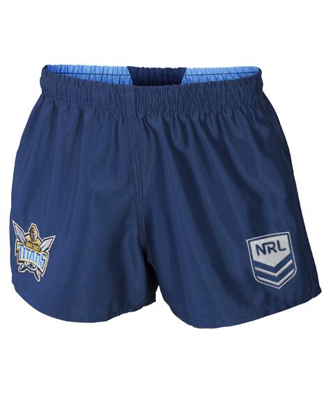 NRL Supporter Footy Shorts - Gold Coast Titans - Kids Youth Adults -