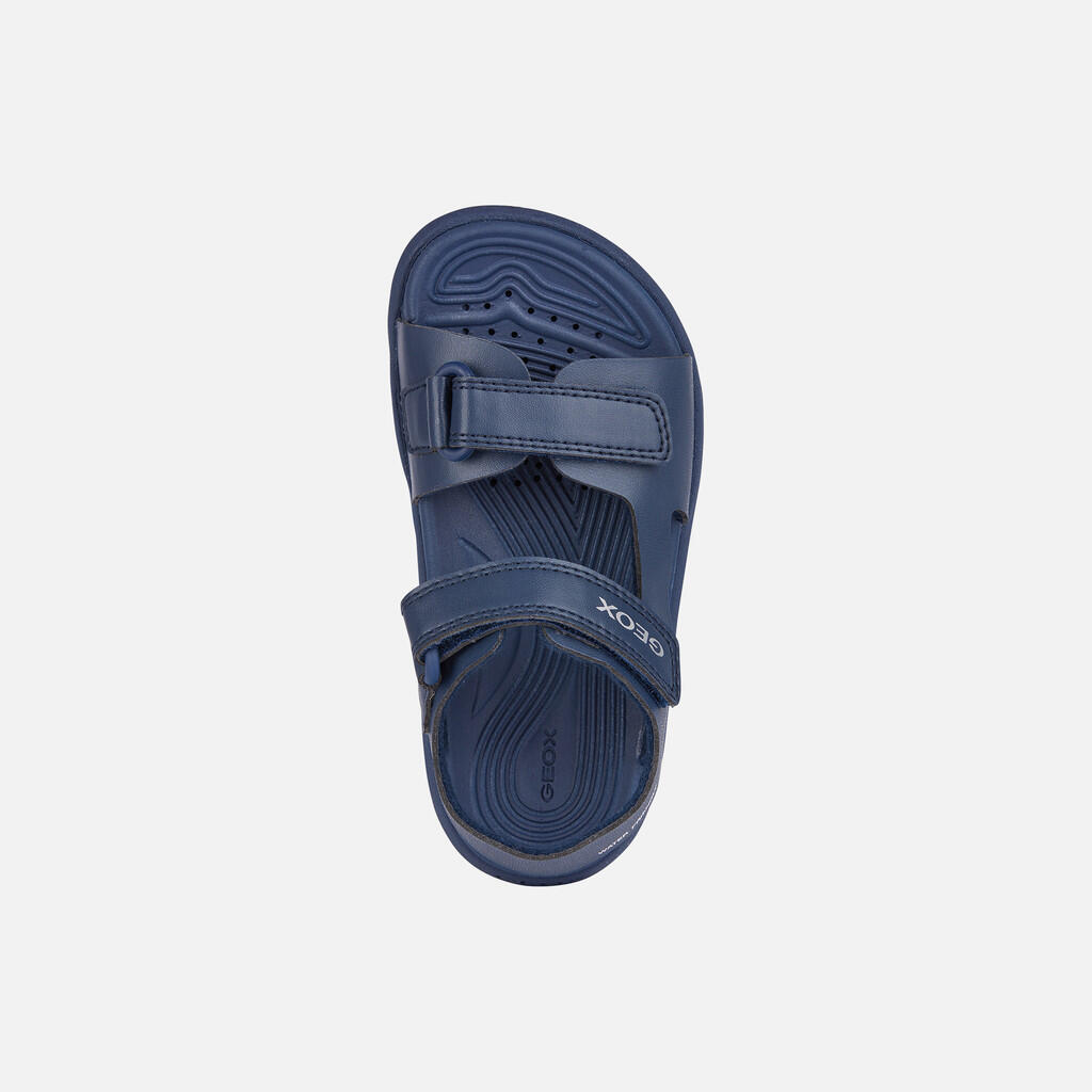Sandales Garçon J SANDAL FUSBETTO BOY Bleu Marine 7/7