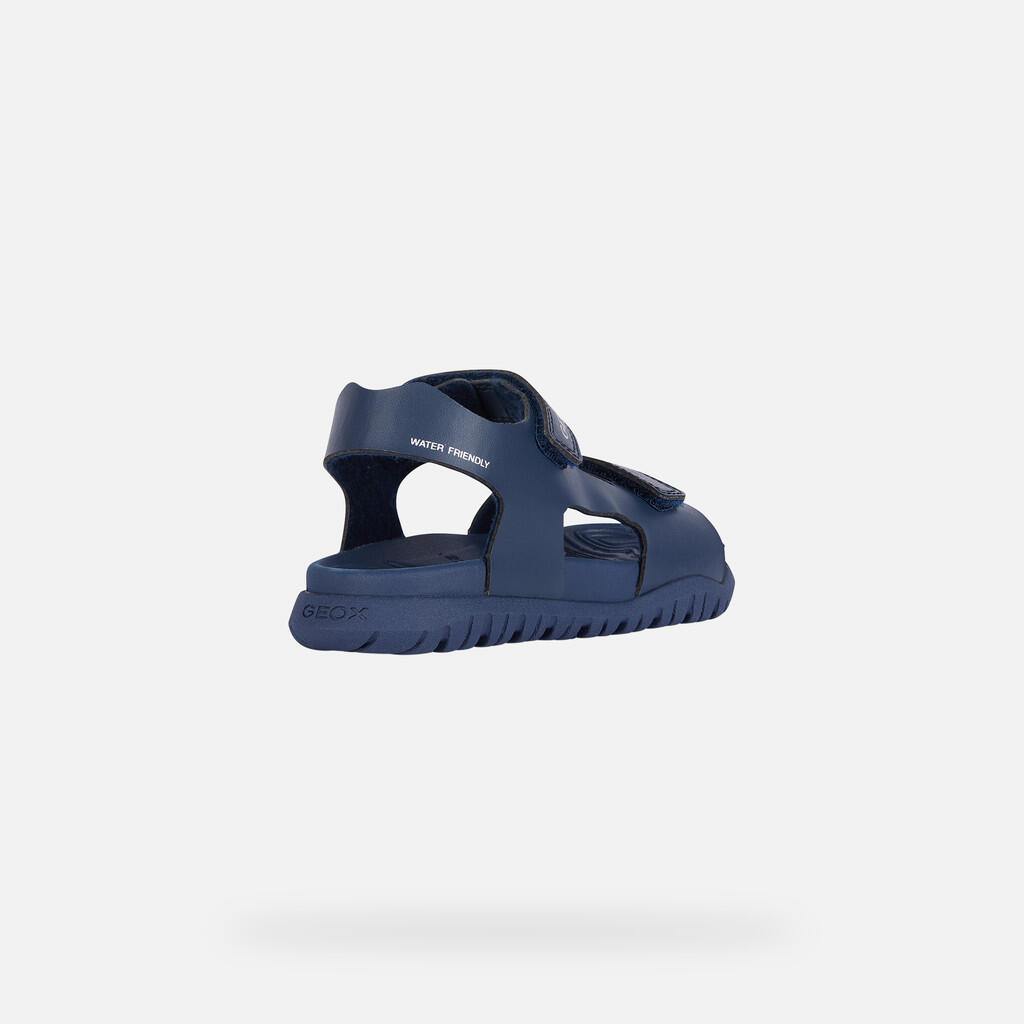 Sandales Garçon J SANDAL FUSBETTO BOY Bleu Marine 6/7