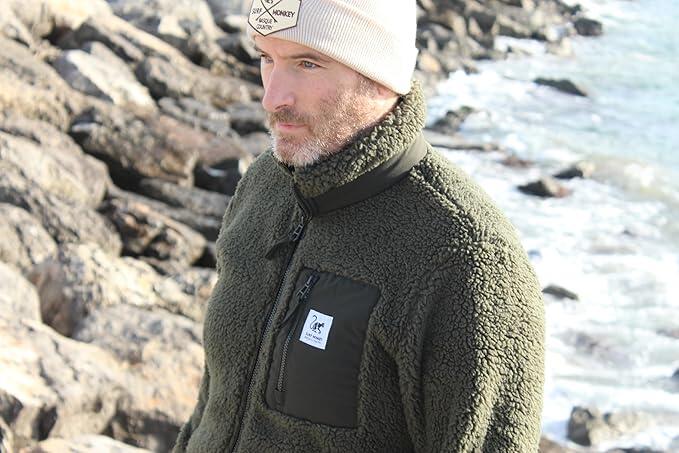 Veste polaire Sherpa - Coupe classique / Recyclée (Vert) 3/7