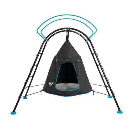 Balançoire tente avec structure OVNI métal H201cm