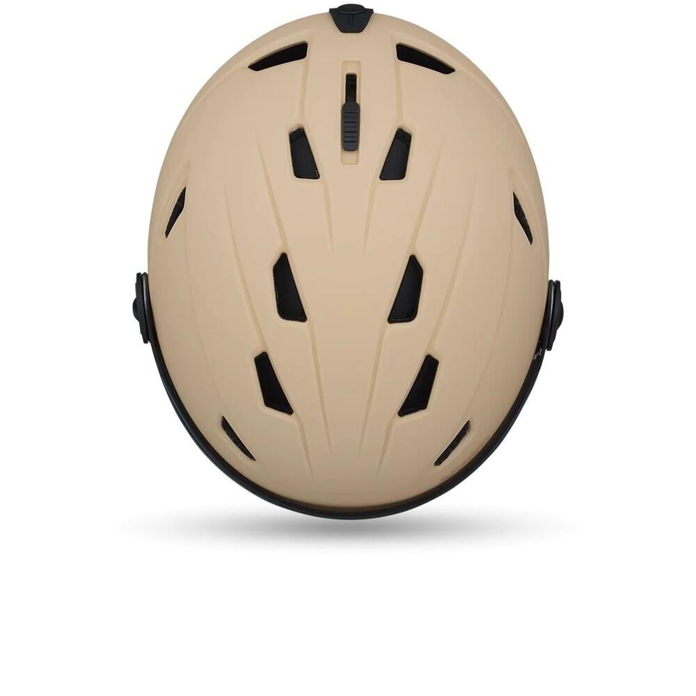 CAIRN Casque de ski ELECTRON VISOR - MAT BISCUIT 3/4