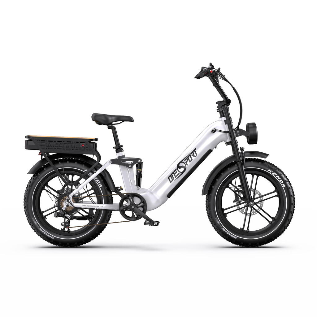 Full Suspension Electric Bike ONESPORT OT08 PRO 48V 18Ah*2 Dual Battery