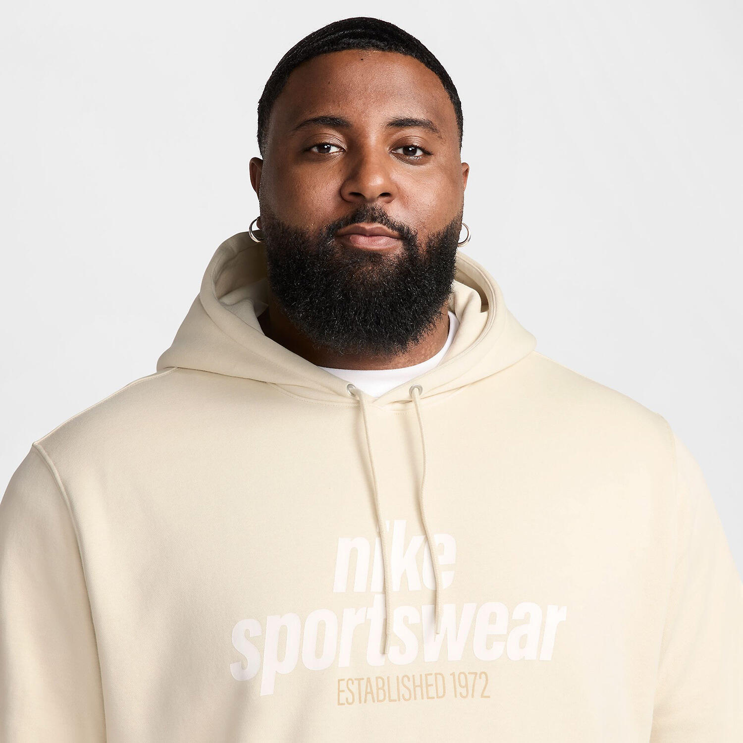Sudaderas jerseys polares para Hombre Nike Club  Beige 6/7