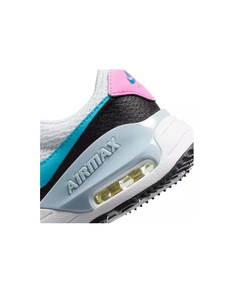 Baskets Fille Baskets Nike AIR MAX SYSTM GS Blanc Blanc Nike 5/6