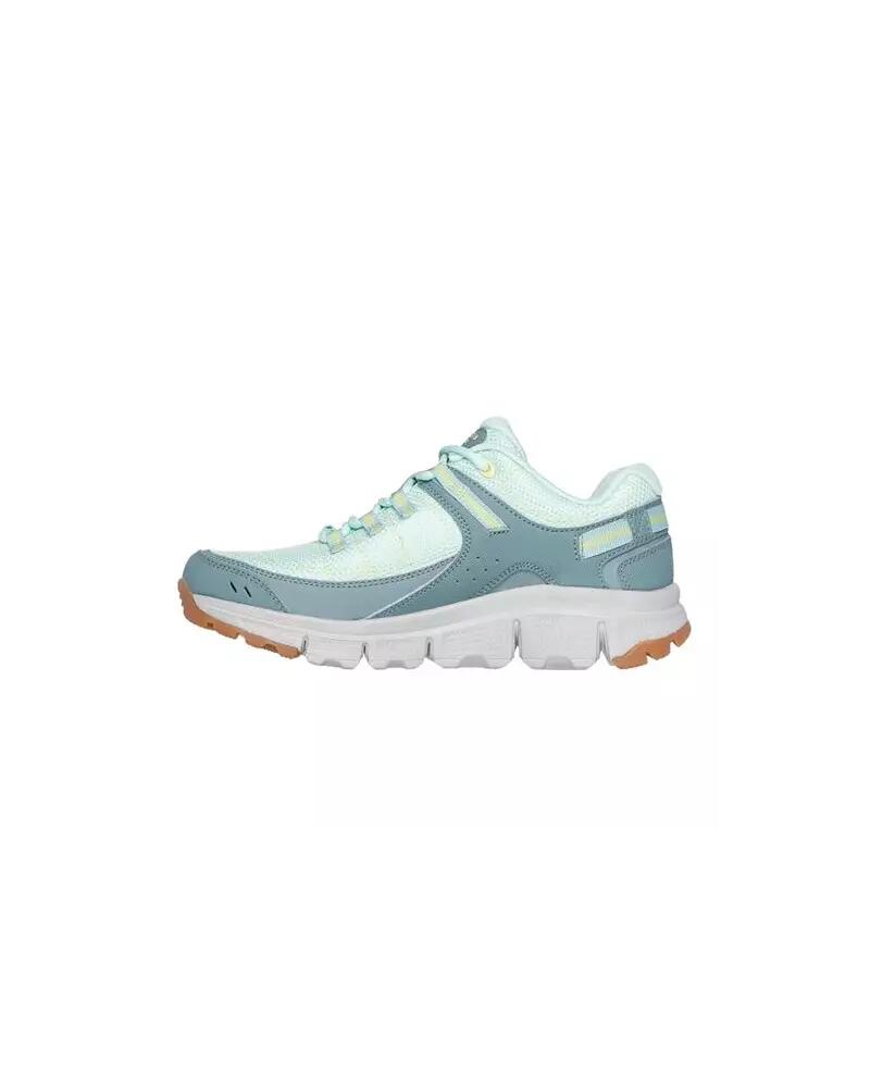 Baskets Femme Baskets Skechers SUMMITS AT - ARTISTS BLUF Vert Vert Skechers 3/5