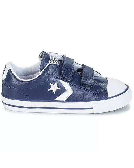 Baskets Fille Baskets Converse STAR PLAYER 2V OX Bleu Bleu Converse