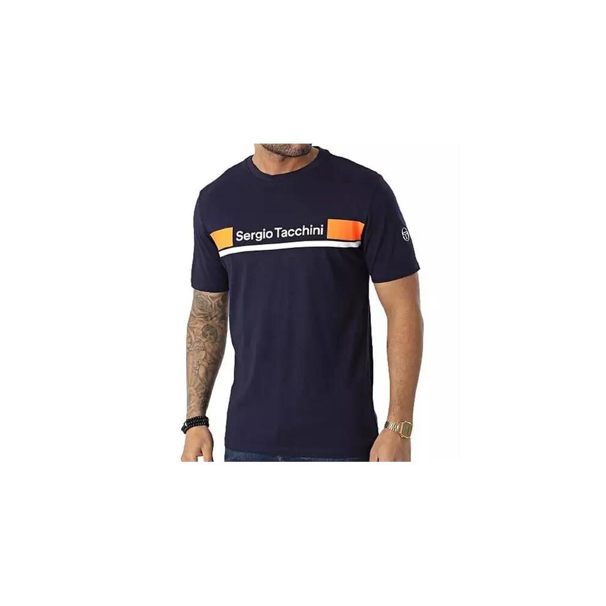 Sergio Tacchini - Tshirt Homme Tshirt Sergio Tacchini Jared T Shirt Bleu Bleu - Polo Manches Courtes - Bleu - 38 S - Decathlon