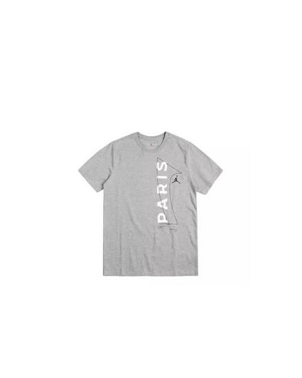 Tshirt Nike PSG WORDMARK TEE JORDAN 2 Gris