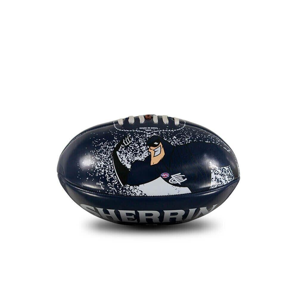 AFL PVC Mascot Football - Carlton Blues - 20cm Ball