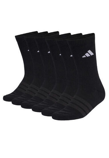 adidas Unisex Cushioned Sportswear Crew Socken 6er-Pack Tennissocken 6 Paar
