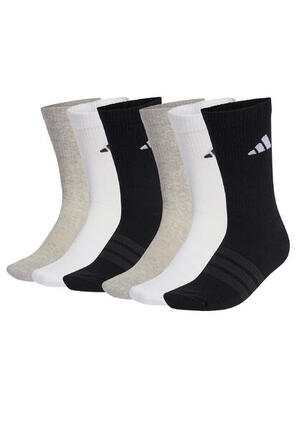 adidas Unisex Cushioned Sportswear Crew Socken 6er-Pack Tennissocken 6 Paar