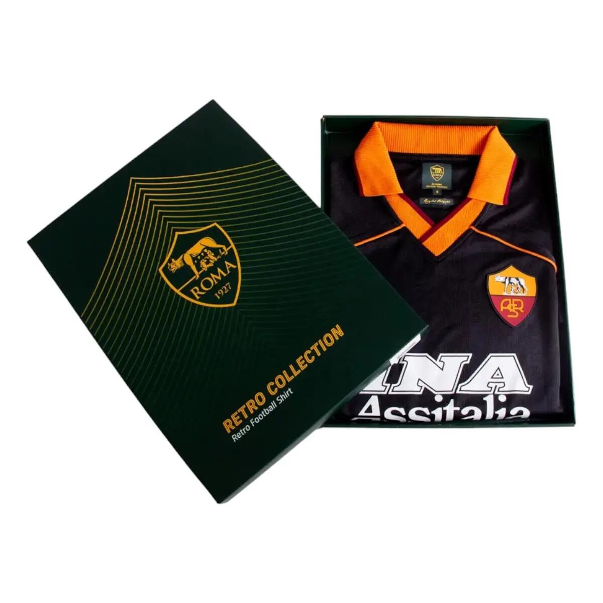 Camiseta de Fútbol - Hombre - AS Roma 1999/00 Tercera - Retro - Manga Corta 5/7