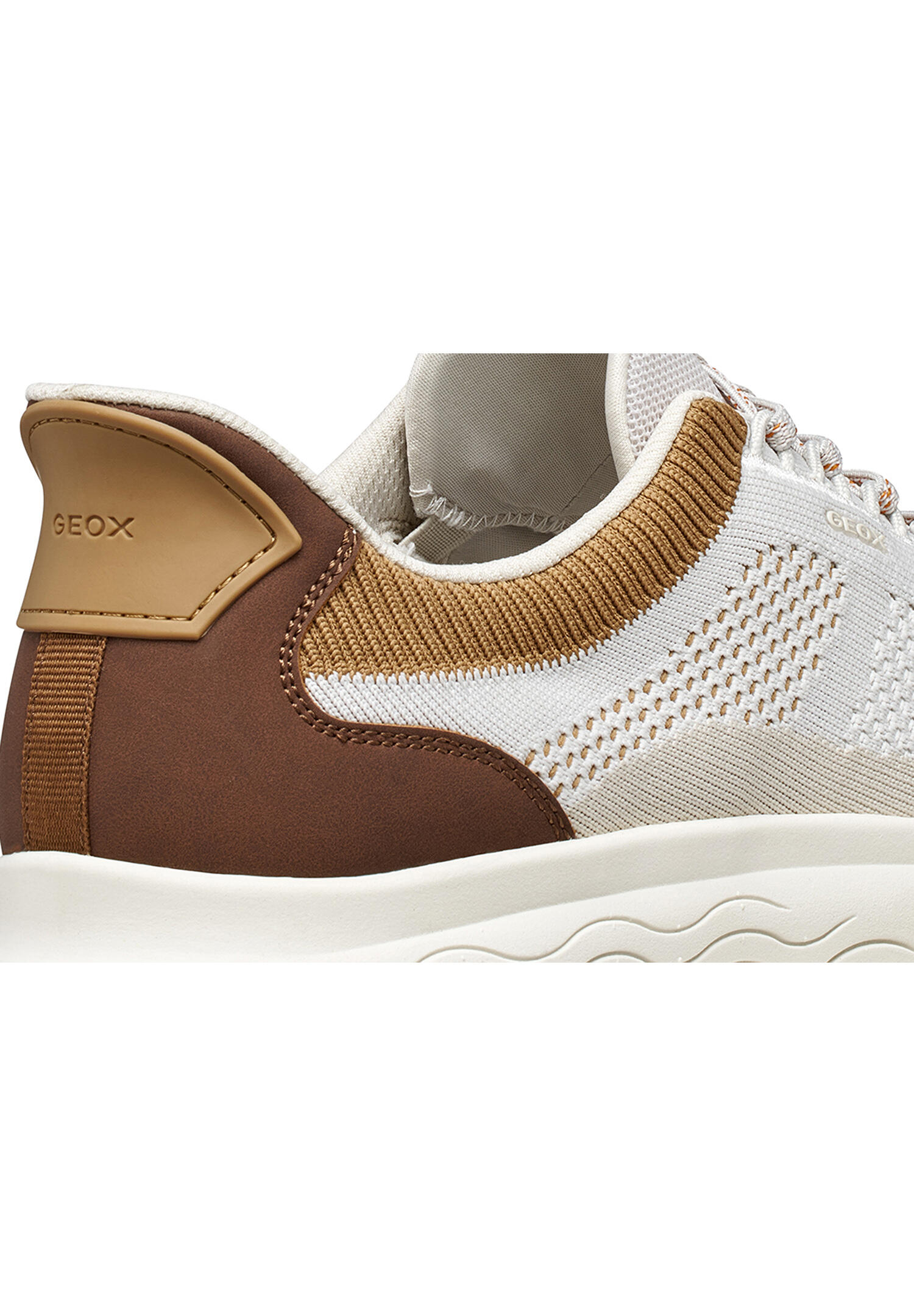 Baskets Homme U SPHERICA PLUS Blanc Cassé/Marron 5/7