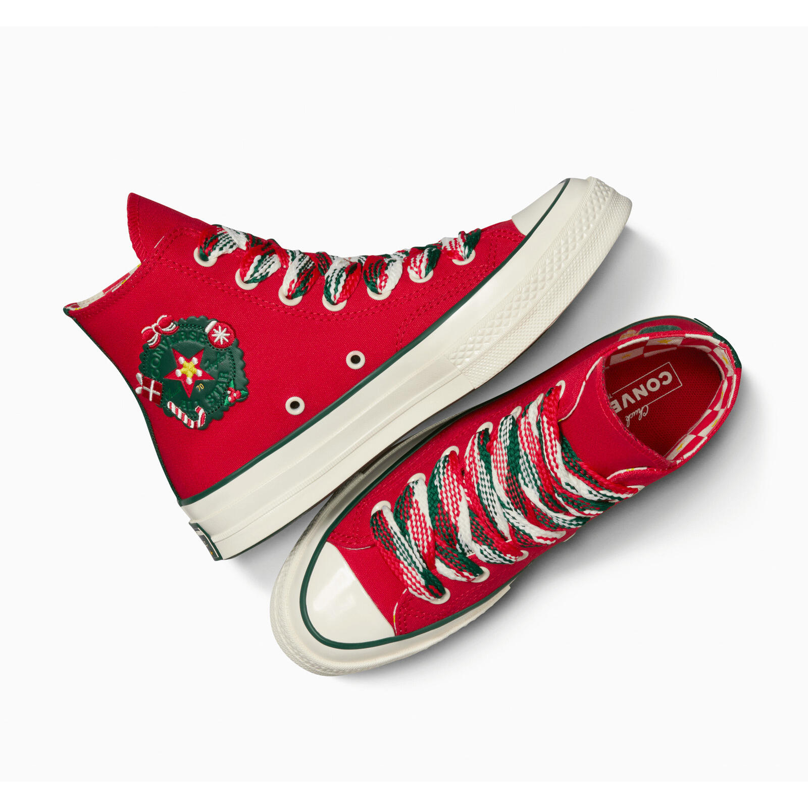 Baskets Converse, Rouge, Unisexe 2/5