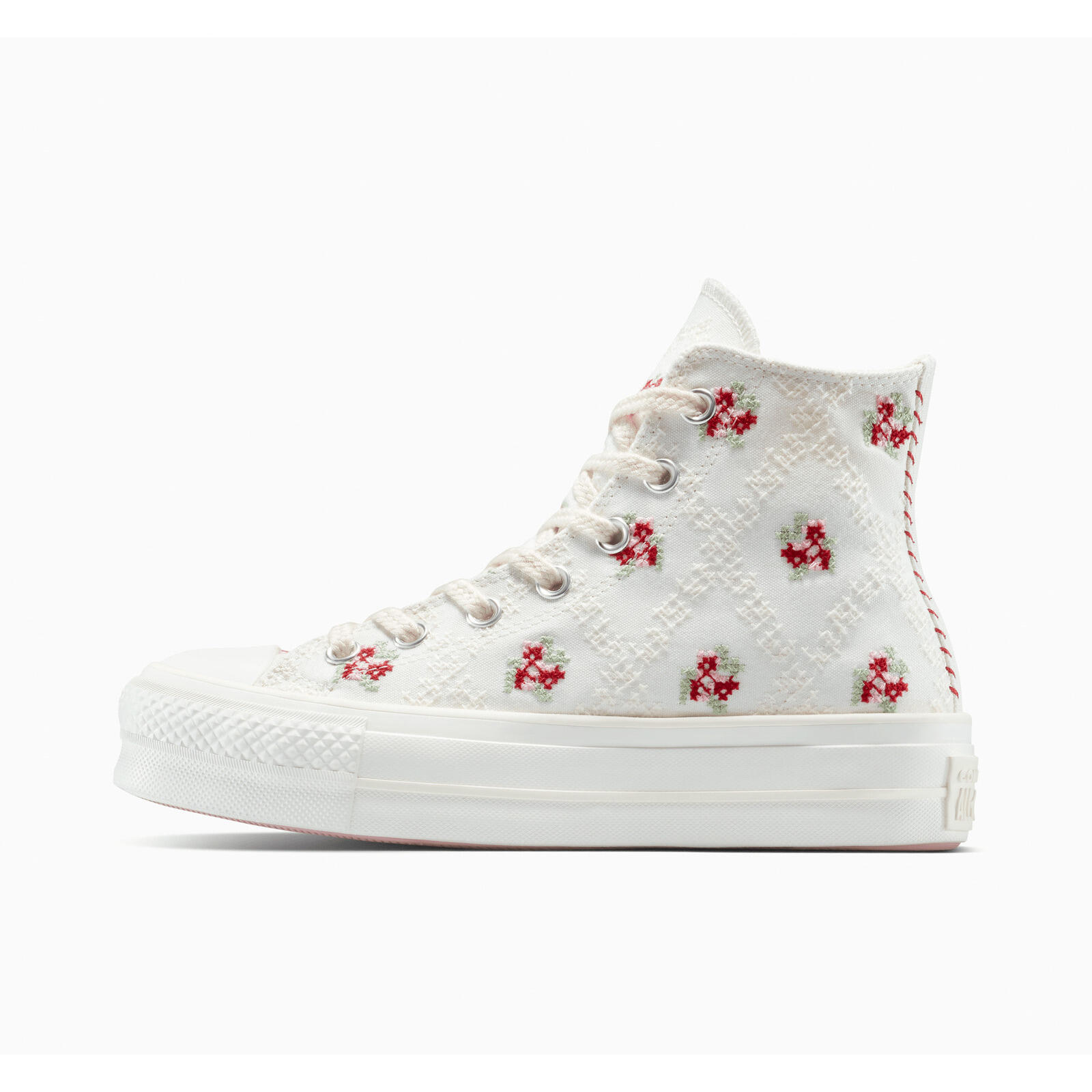 Baskets Converse Chuck Taylor As Lift, Blanc, Unisexe 5/5