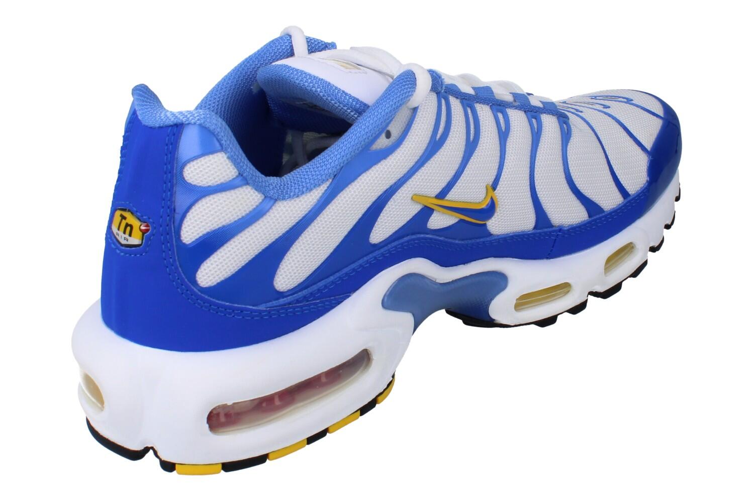 Nike Air Max Plus White Lyon Blue Varsity Maize 3/6