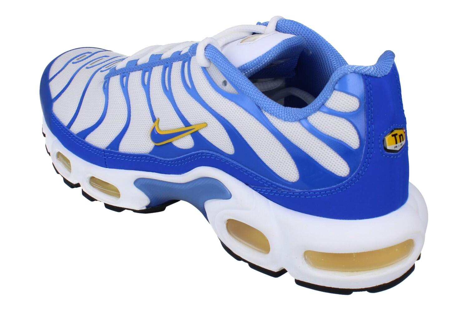 Nike Air Max Plus White Lyon Blue Varsity Maize 2/6