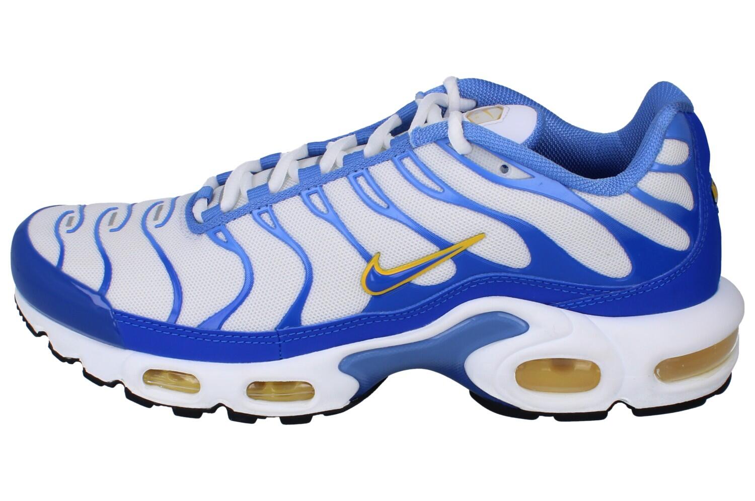 Nike Air Max Plus White Lyon Blue Varsity Maize 6/6