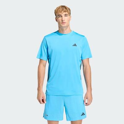 Tech essentials 3 stripes workout-t-shirt