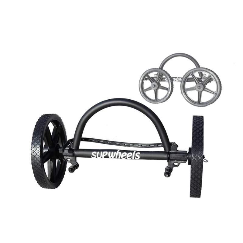 Surfpistols - Chariot De Transport .sup Wheels X. Sup Gonflable - Chariot De Transport - Noir - No Size - Decathlon