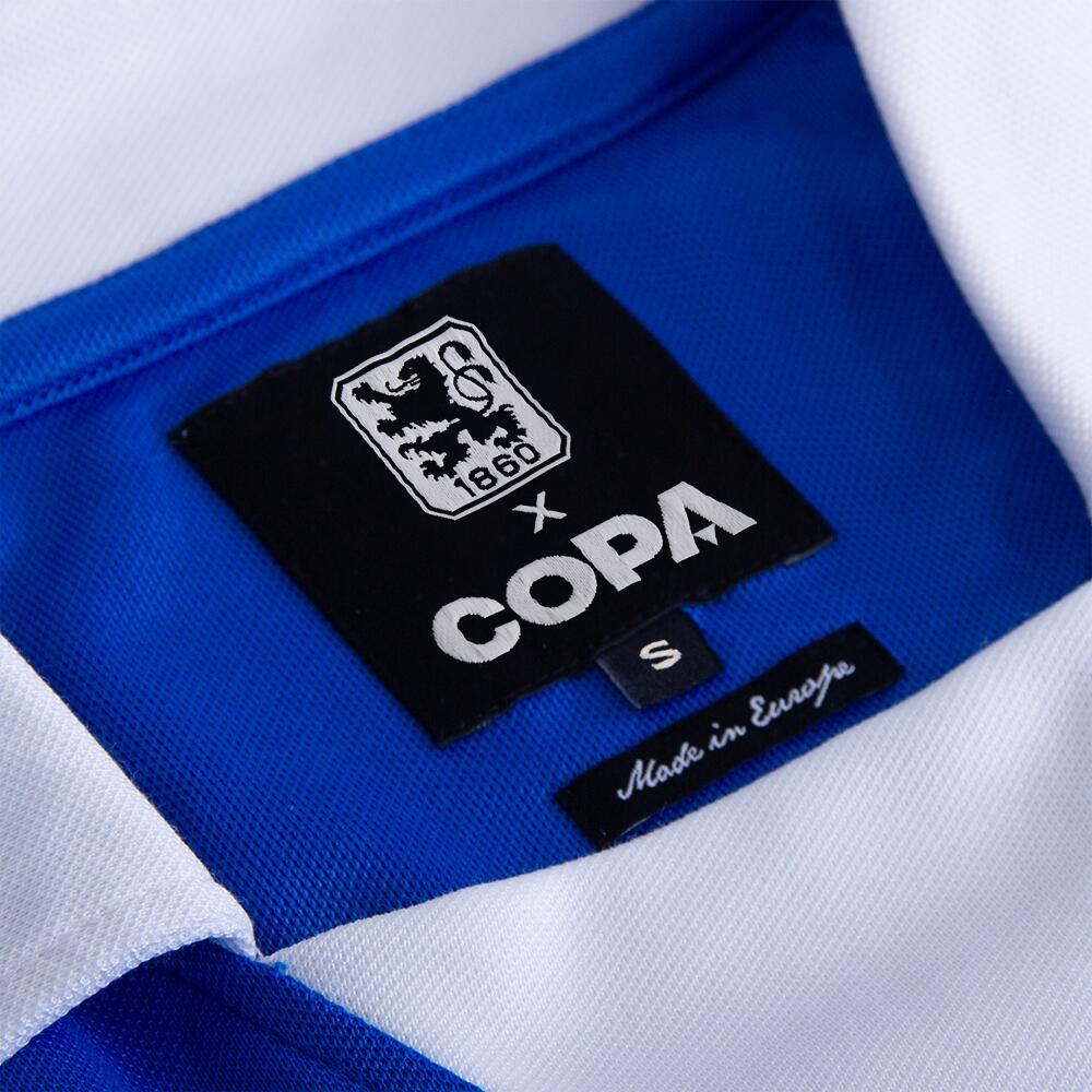 Maillot de football rétro - Homme - TSV 1860 Munich 1980/81 - Bleu 5/7