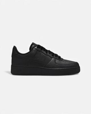 Nike air force 1 low ribbon laces triple black (women's)