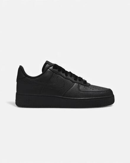 Nike Air Force 1 Low Ribbon Laces Triple Black (Women's)