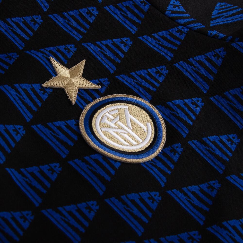 Polo - Adulto - Inter de Milão All Over - Preto/Azul 3/5