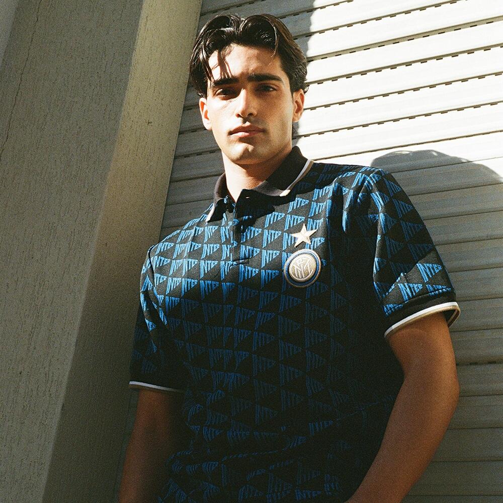 Polo - Adulto - Inter de Milão All Over - Preto/Azul 2/5