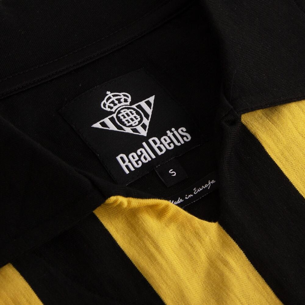 Maglia Retrò - Calcio - Uomo - Real Betis 1915 - Manica Lunga - Nero/Giallo 5/7