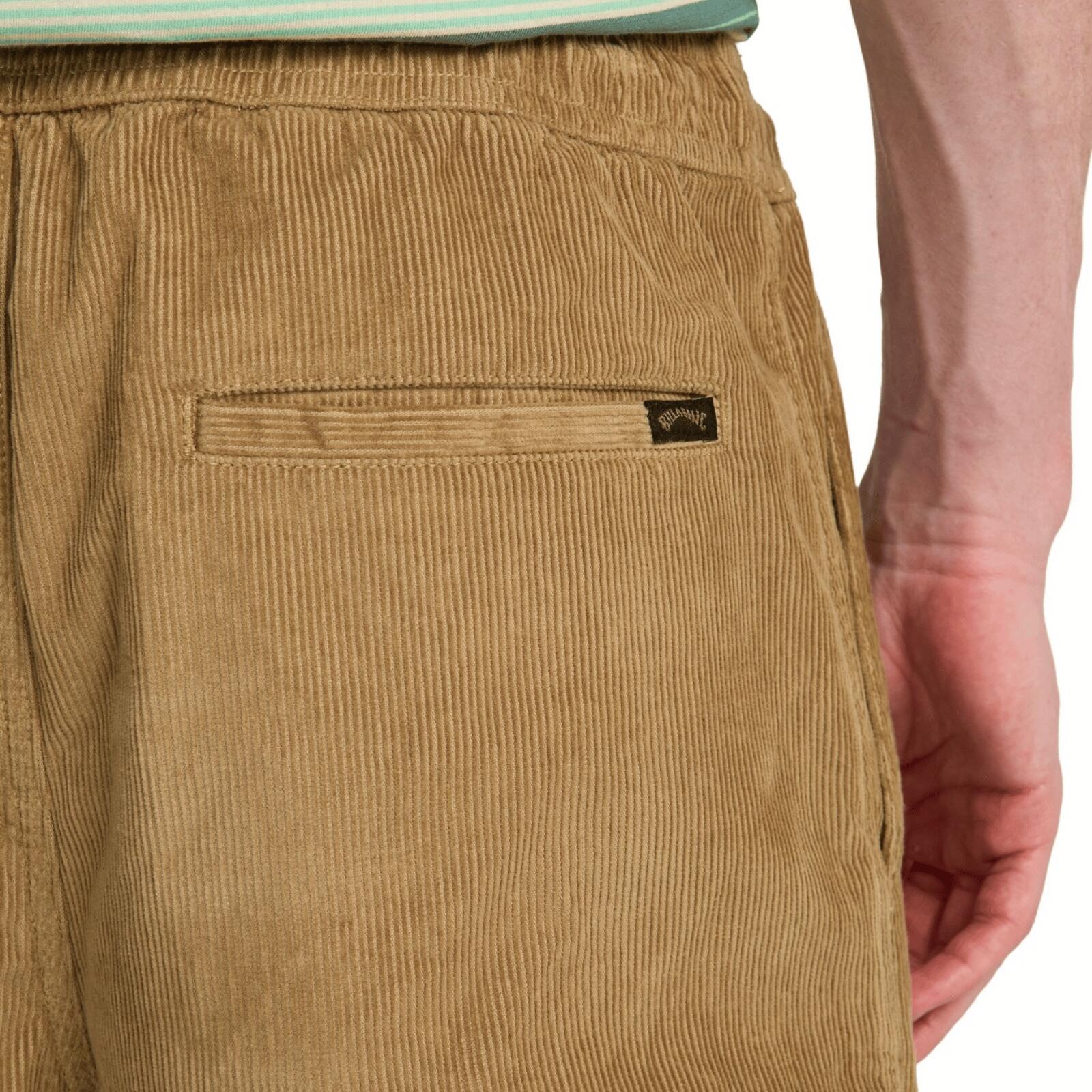 Billabong Larry Cord Trousers-Gravel 4/4