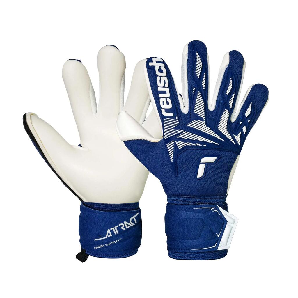 Reusch Attrakt Freegel Gold X Finger Support Jr Goalkeeper Gloves