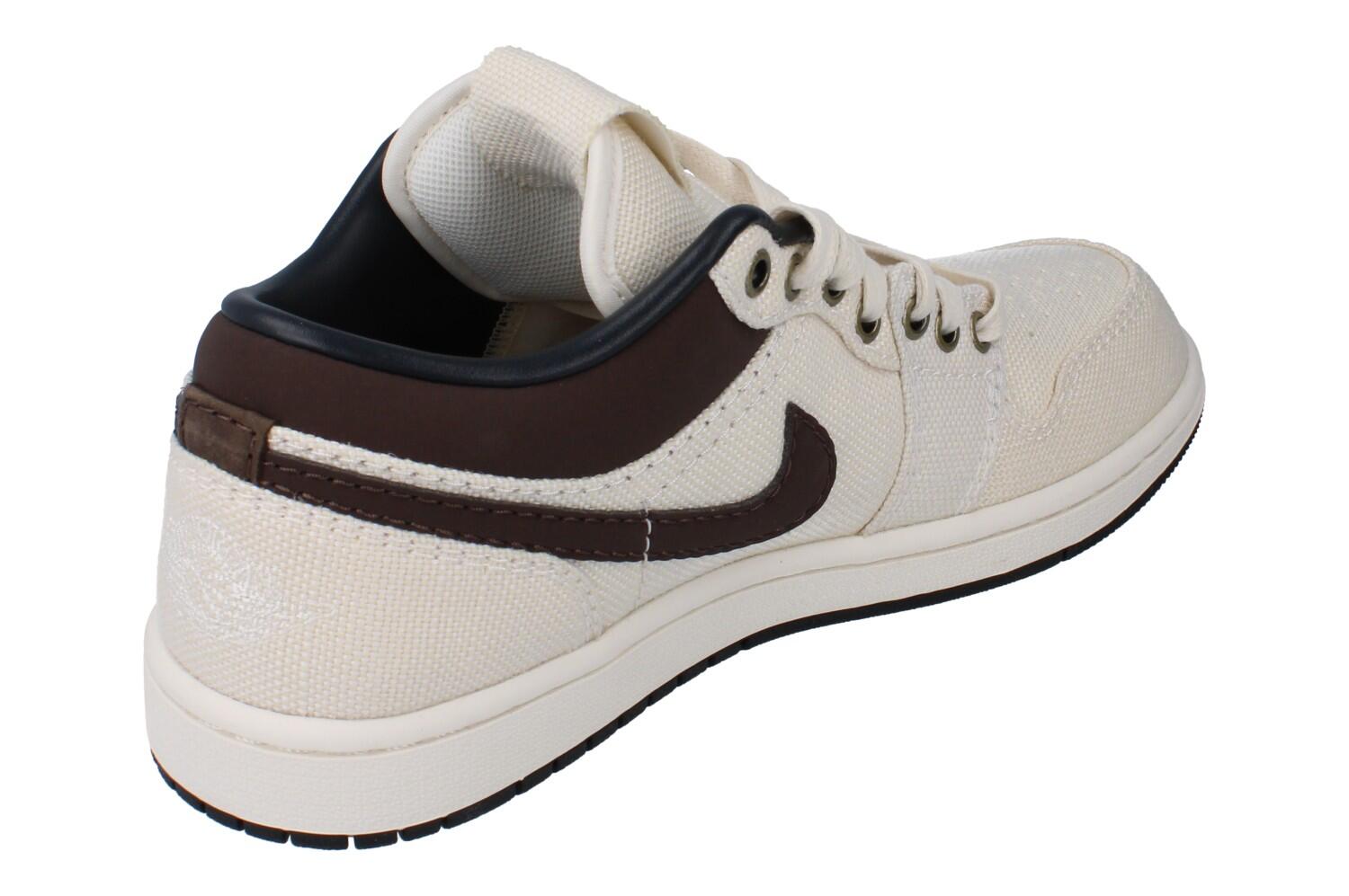 Air Jordan 1 Low Premium Pale Ivory Off Noir Baroque Brown 3/6