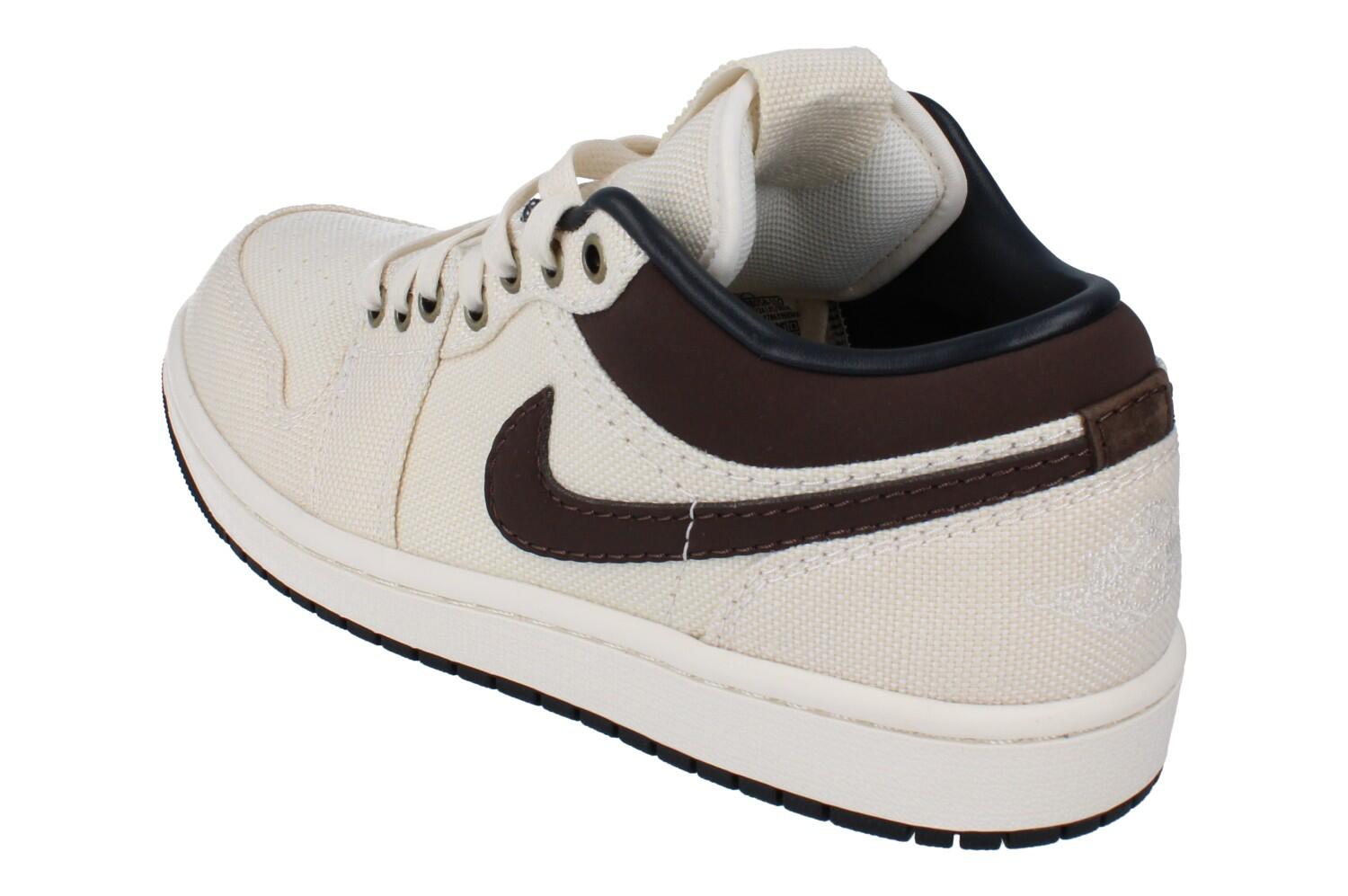 Air Jordan 1 Low Premium Pale Ivory Off Noir Baroque Brown 2/6