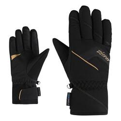 ZIENER gants de ski KARION - BLACK GOLD ART