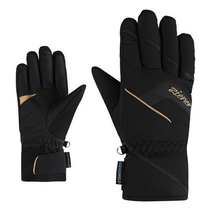 ZIENER gants de ski KARION - BLACK GOLD ART