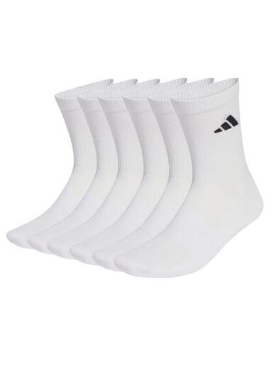 adidas Unisex Cushioned Sportswear Crew Socken 6er-Pack Tennissocken 6 Paar