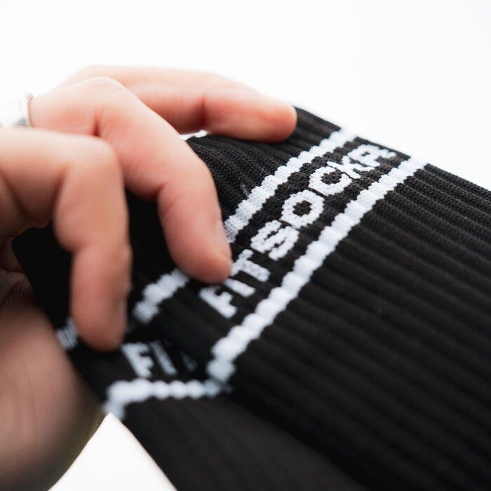 Combideal 3 pares de meias antiderrapantes FitSockr – Preto 4/4